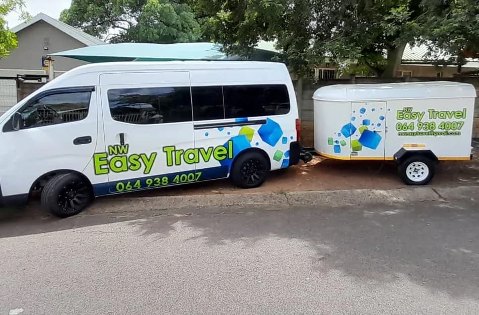 Easy Travel shuttle service in Safari Extension