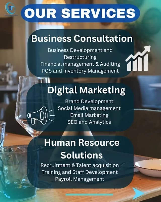 Digifin Hospitality Solutions. Hotel and Restaurant Management Consulting Company in Abuja in Bwari