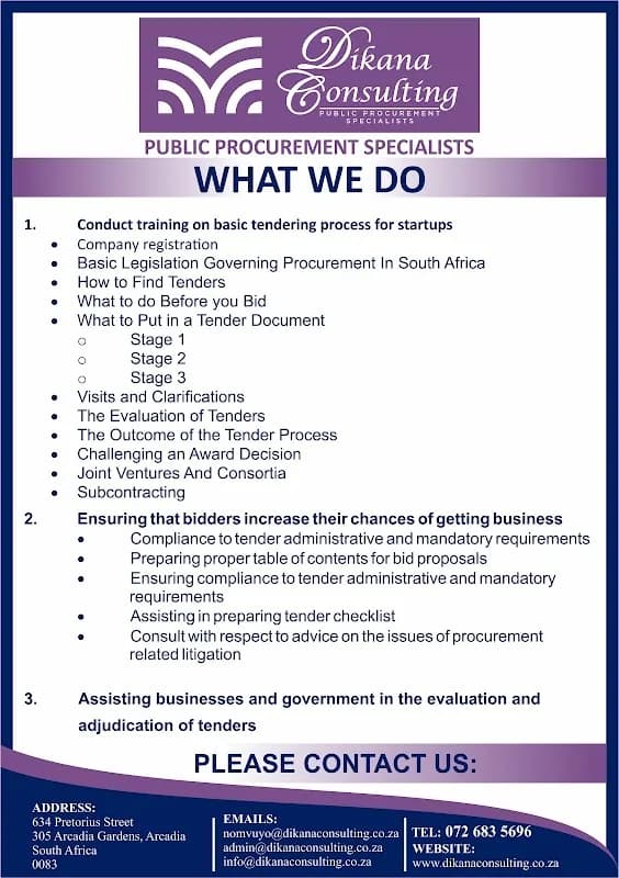Dikana Consulting (Pty) Ltd in Arcadia