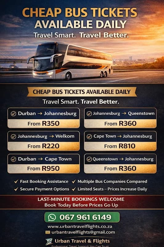 Urban holiday deals in Riebeeckstad