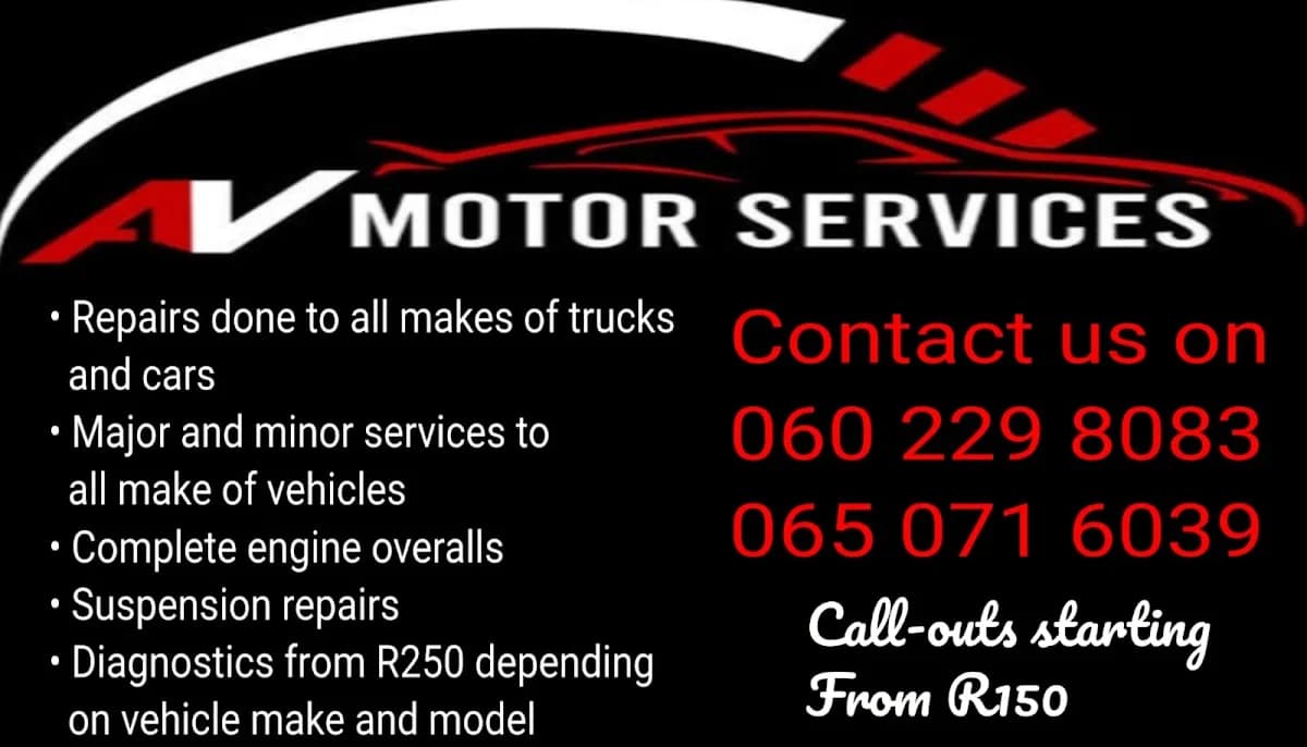 A V MOTOR SERVICES in Northdale