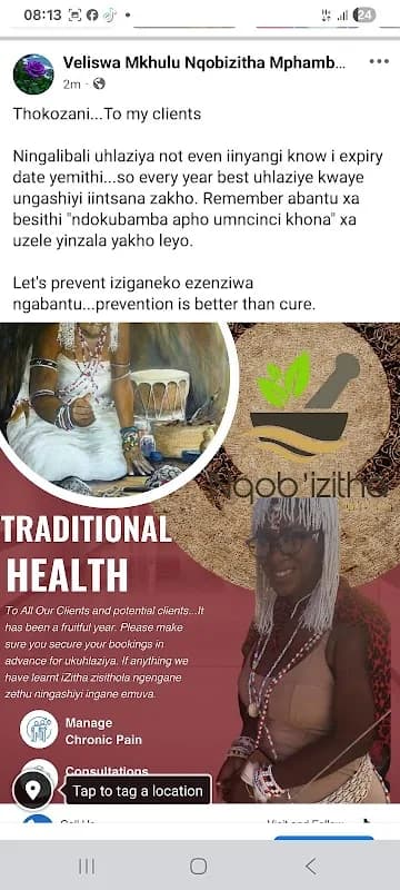 KwaNqobizitha Traditional Health PractitionerkwaNqobizitha in Bhisho CBD