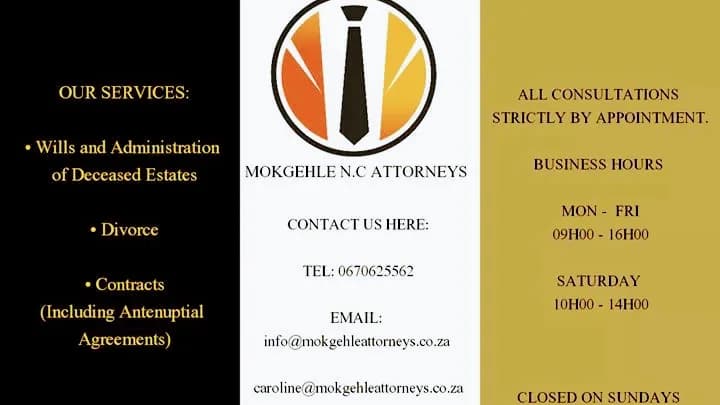 Mokgehle N.C Attorneys in Mamelodi