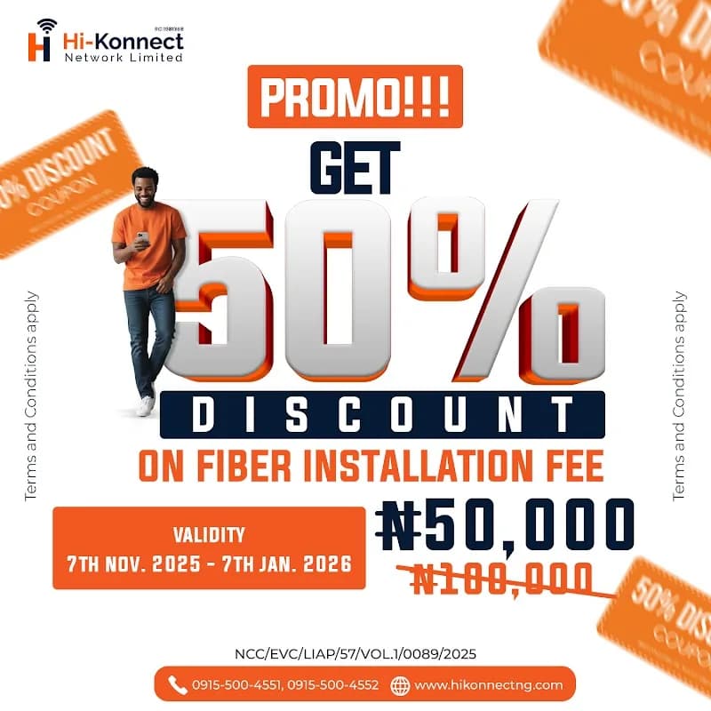 Hi-Konnect Network Limited in Ikorodu