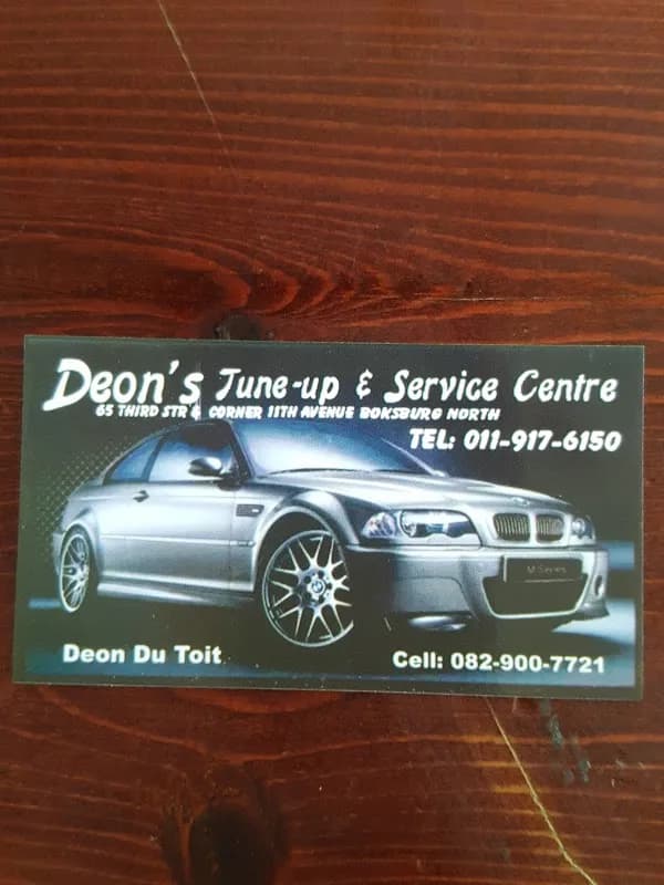 Deon's Tune UP & Service Centre in Boksburg CBD