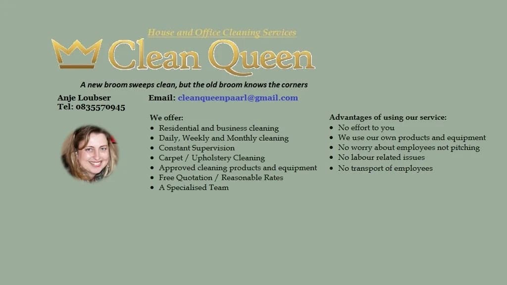Clean Queen Paarl in Paarl CBD