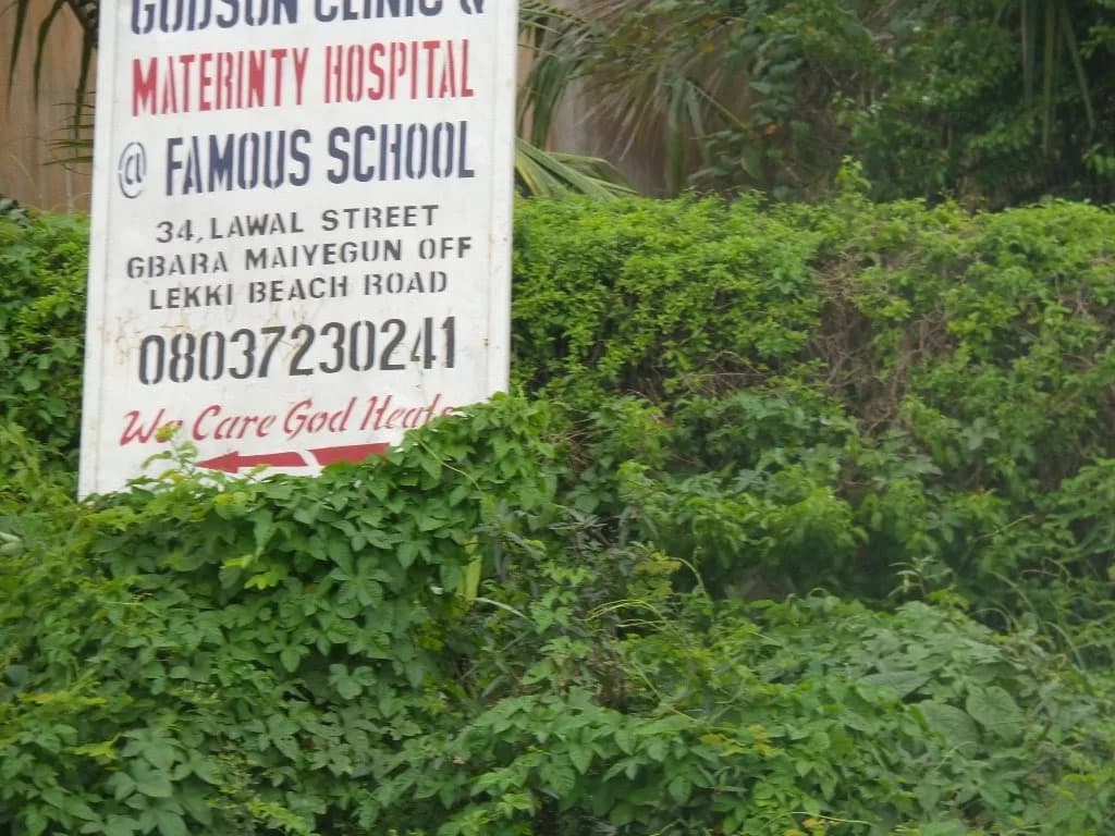 Godson Clinic & Maternity Hospital in Jakande