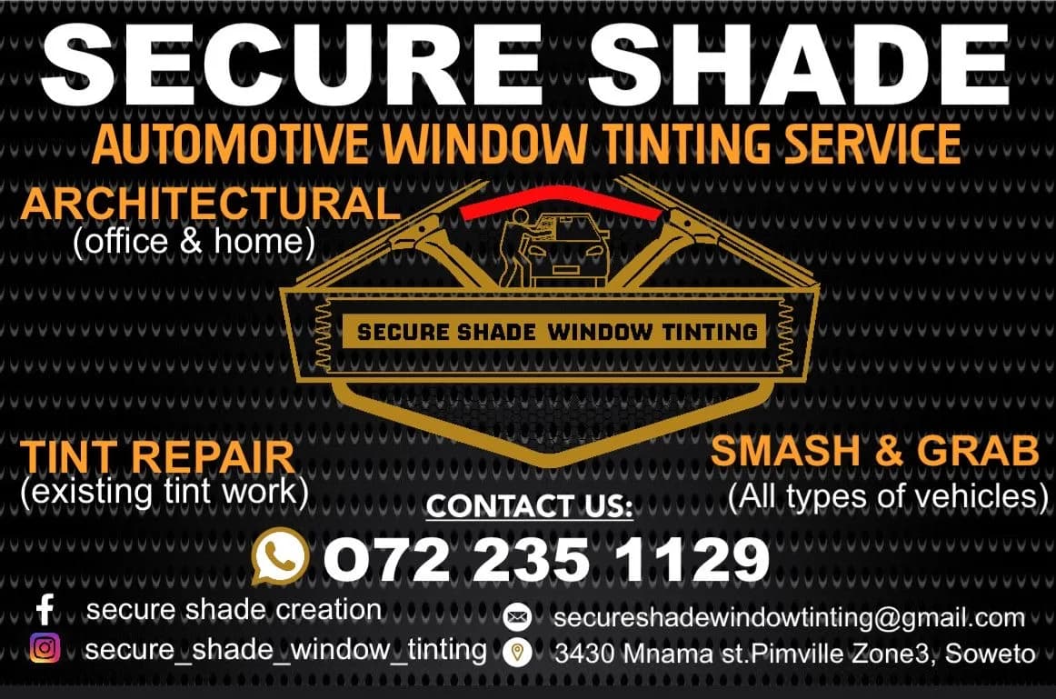 Secure shade window tinting in Pimville