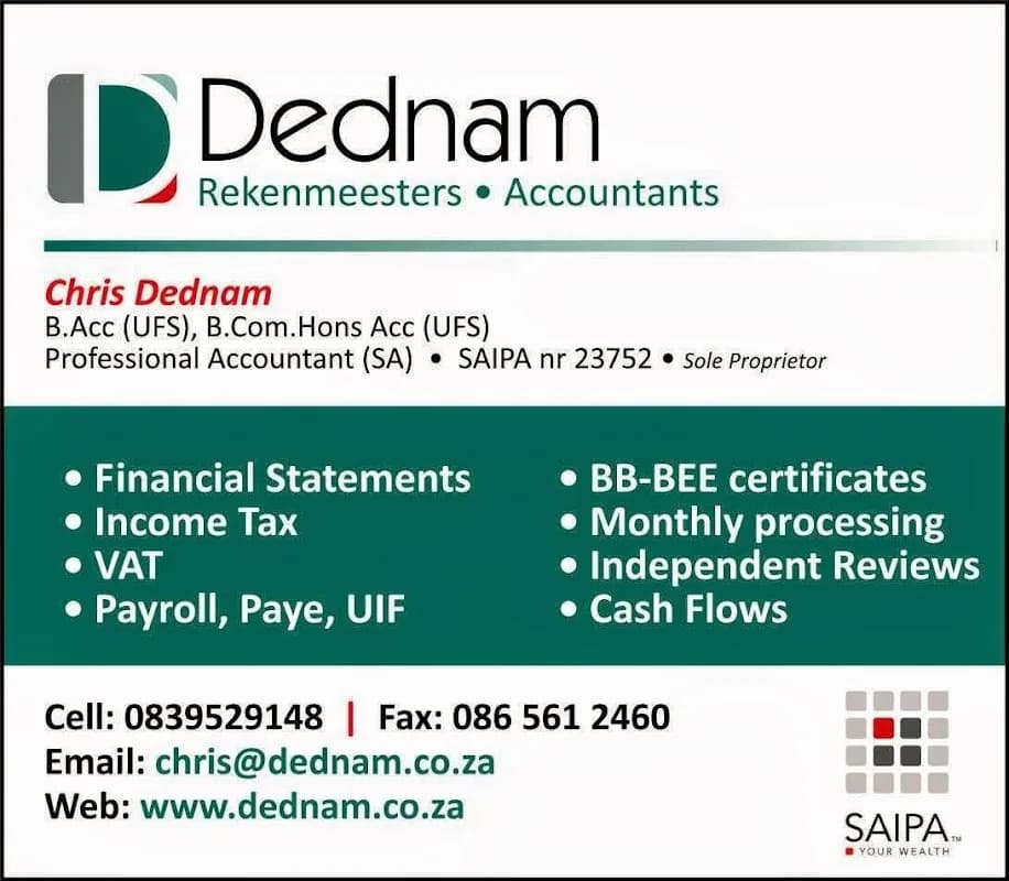 Dednam Rekenmeesters / Accountants in Mangaung