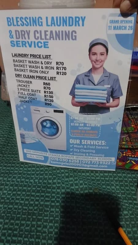 Blessing Laundry and Dry Clean in Mamelodi