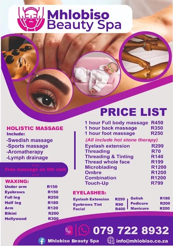 Mhlobiso Beauty Spa in Birch Acres
