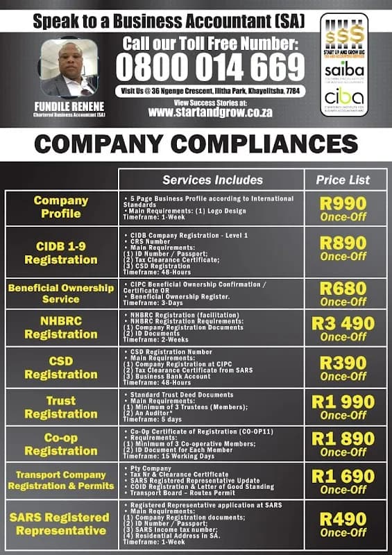 START UP AND GROW BIG in Khayelitsha