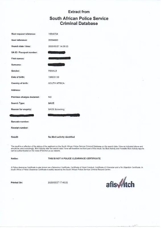 OnGuard Vetting Services (HURU/MIE/AFISWITCH PARTNER PRETORIA CENTRAL) in Pretoria CBD