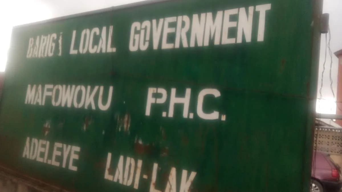 Govt Health Centre in Bariga