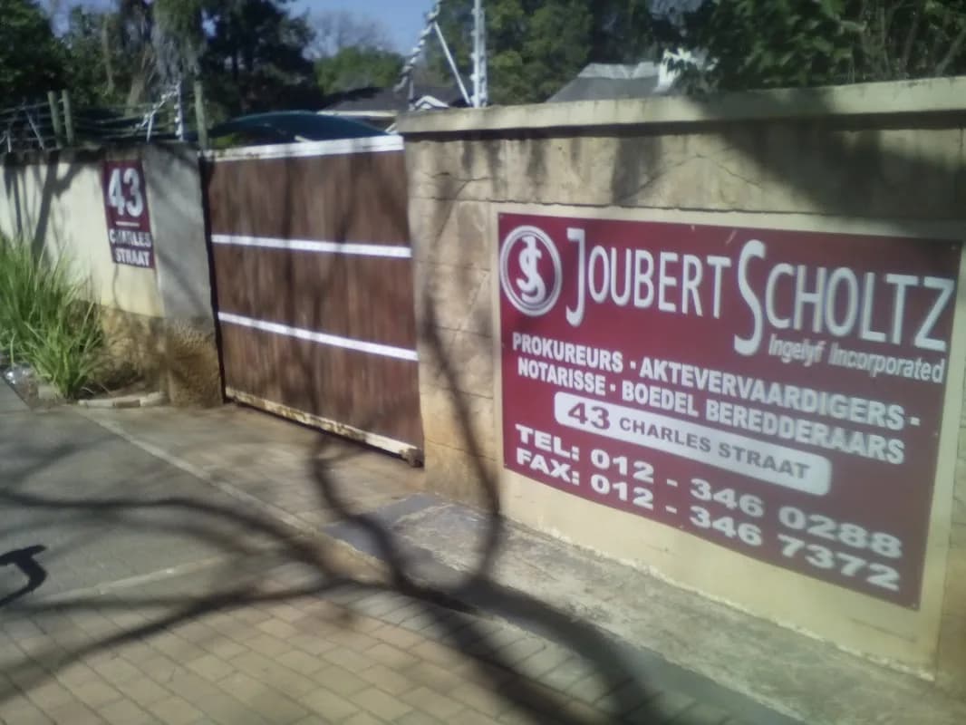 Joubert Scholtz in Waterkloof