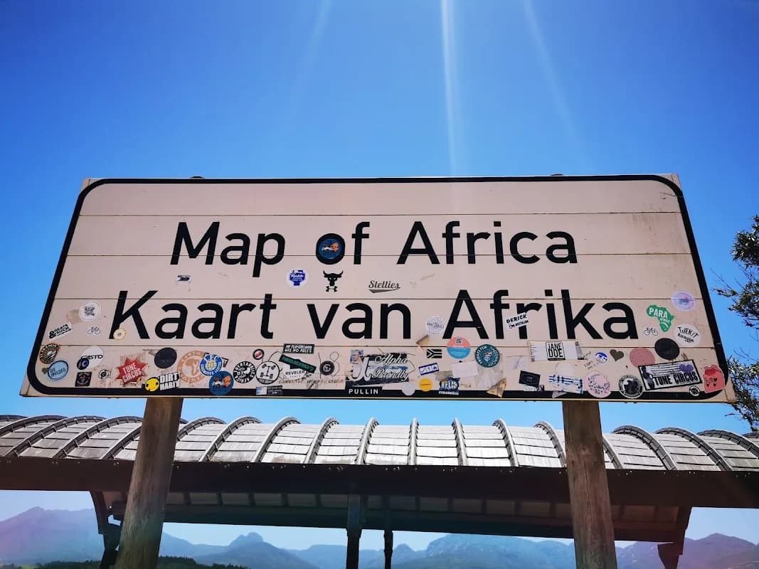 Map of Africa in Wilderness