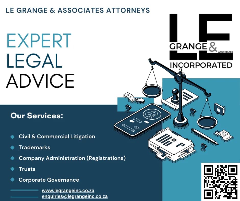 Le Grange and Associates Attorneys - Commercial and Trademark Attorneys in Garsfontein