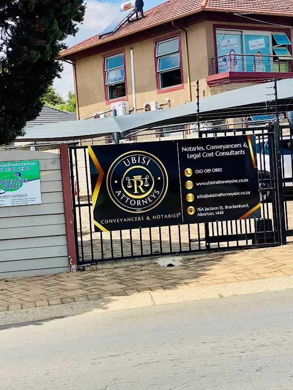 Ubisi R Attorneys Inc in Alberton
