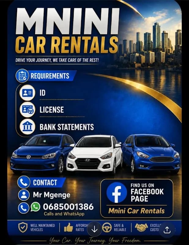 Mnini Car Rentals in Northdale