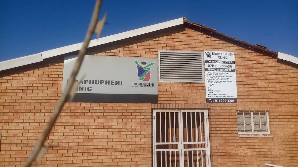 Emaphupheni Clinic in Benoni CBD
