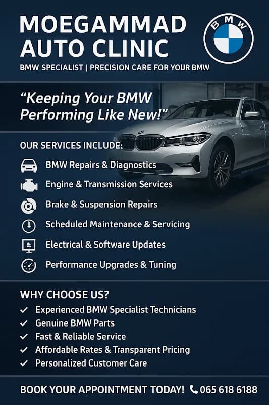 Moegammad auto clinic in Gugulethu