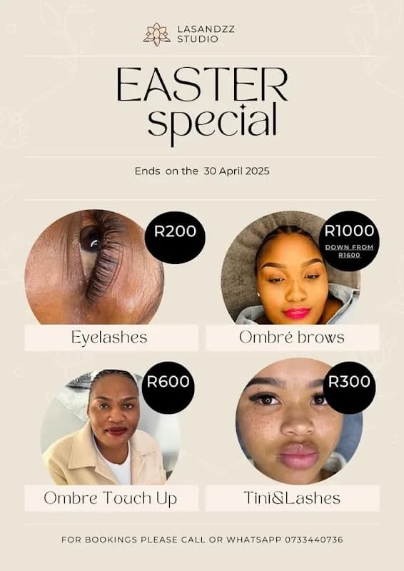 Lasandzz Beauty Studio in Bloemfontein CBD