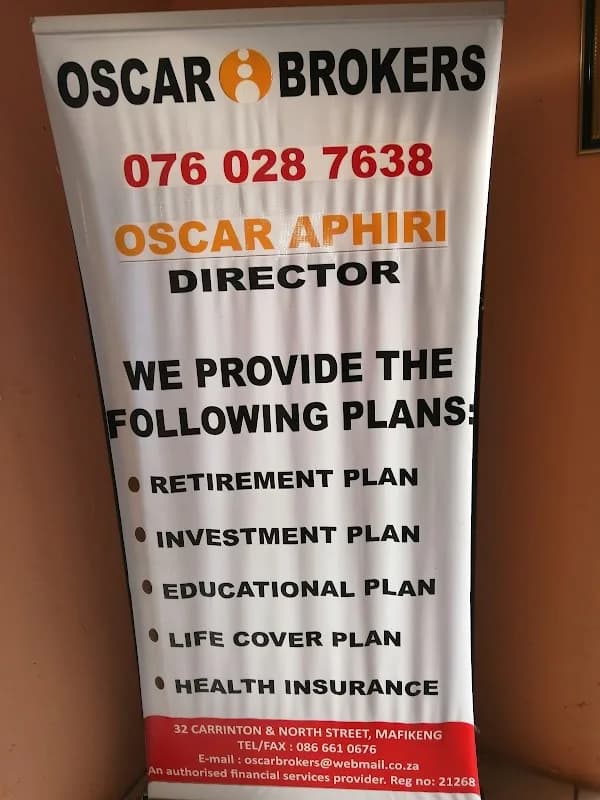 Oscar Brokers in Mahikeng CBD