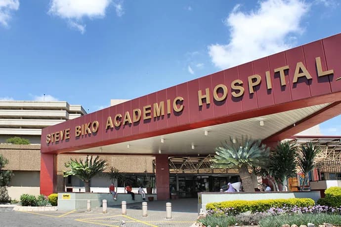 Steve Biko Academic Hospital in Arcadia