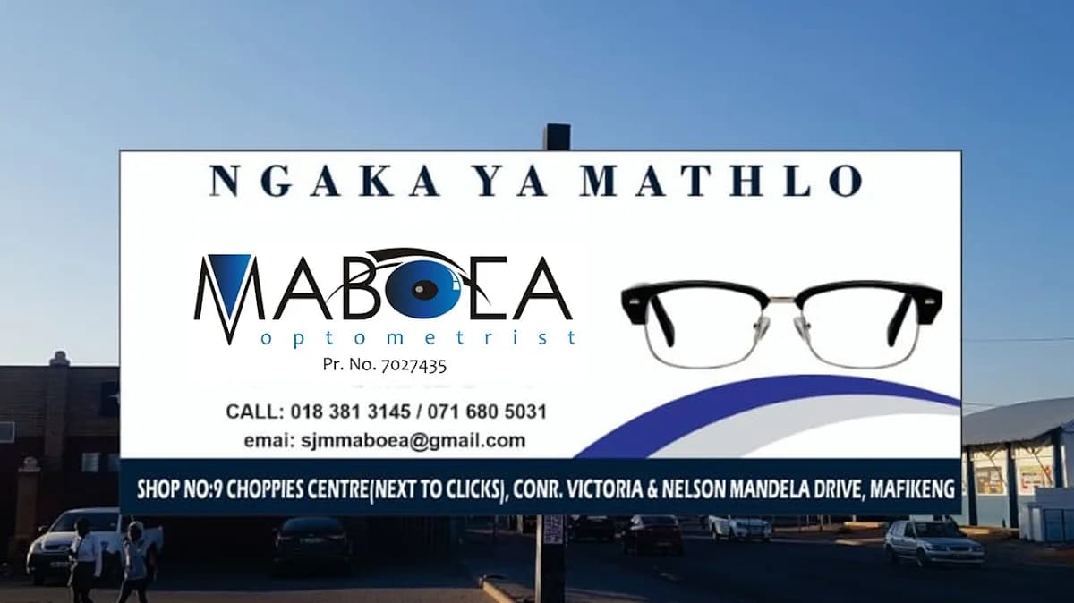 Maboea Optometrist in Mahikeng CBD