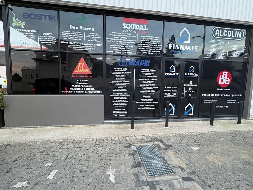 Pinnacle Construction Products - A Trusted Partners to Sika, Abe, Mapei, Soudal, Alcolin, Bostik - Isando Branch in Kempton Park