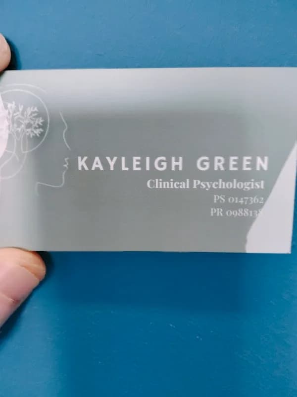 Kayleigh Green Clinical Psychologist in Weltevreden Park