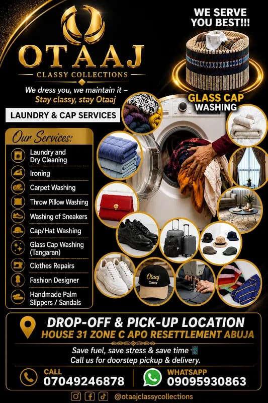 Otaaj classy laundry and cap services in Apo