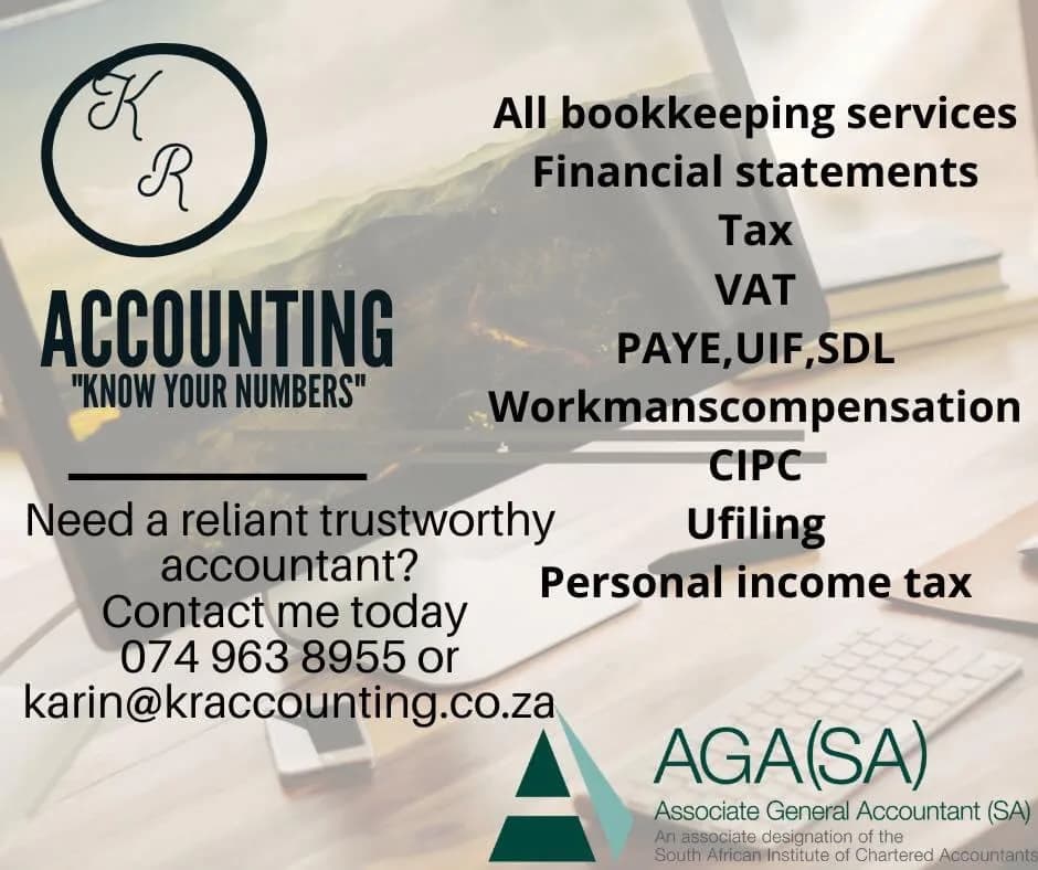 KR Accounting - bookkeeping services - accounting services - tax practitioner in Springs