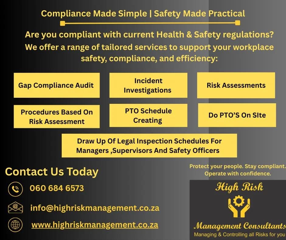 High Risk Management Consultants in eMalahleni CBD