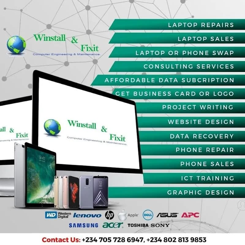 Winstall & Fixit in Victoria Island
