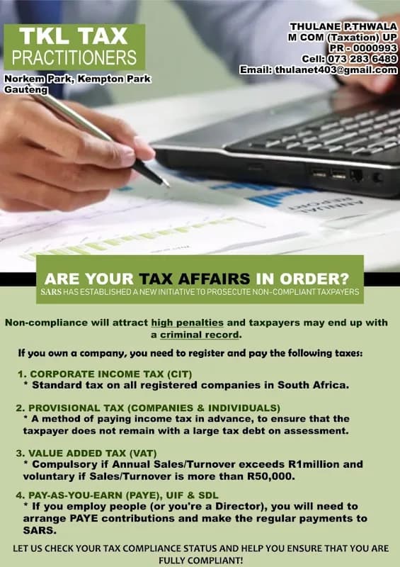 TKL Tax Practitioners in Kempton Park