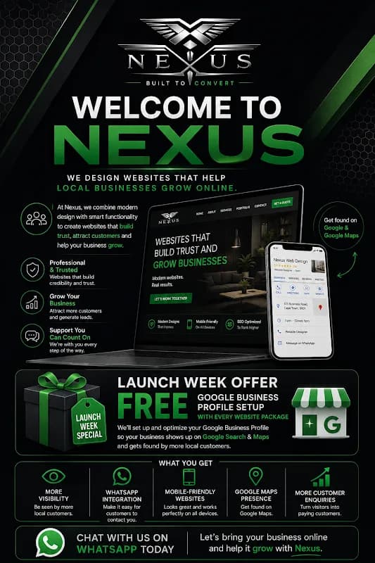 Nexus web design in Rustenburg CBD