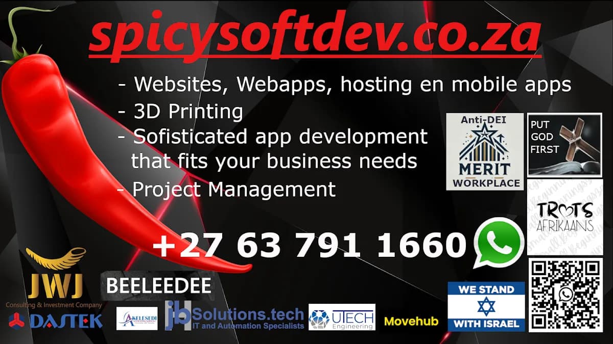 THE SPICY SOFTDEV - Software Company creating enterprise software for your business needs! in Pretoria CBD