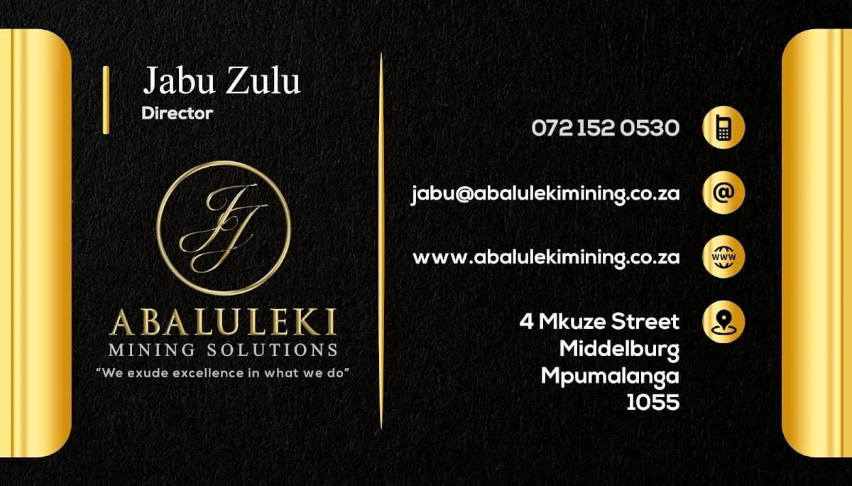 Abaluleki Mining solutions in Middelburg CBD