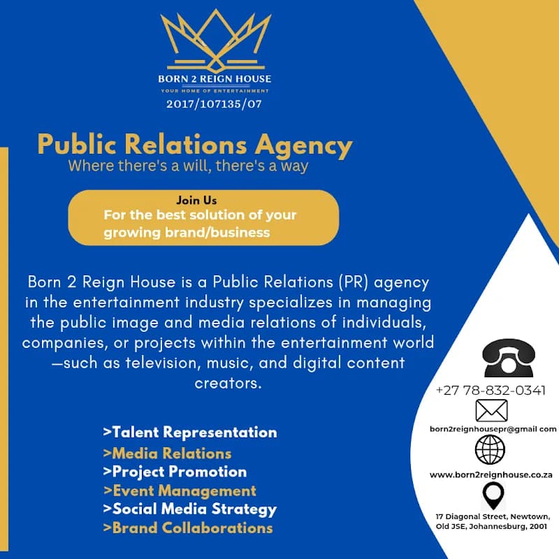 Born 2 Reign House PR Agency in Newtown