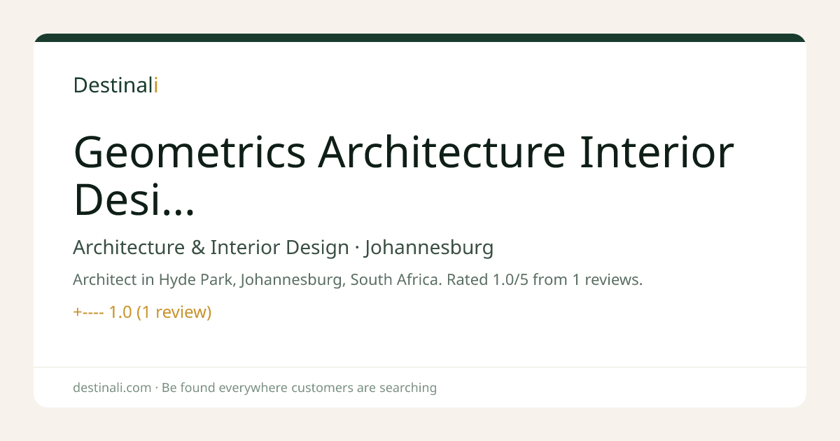 Geometrics Architecture Interior Design | Architecture & Interior Desi