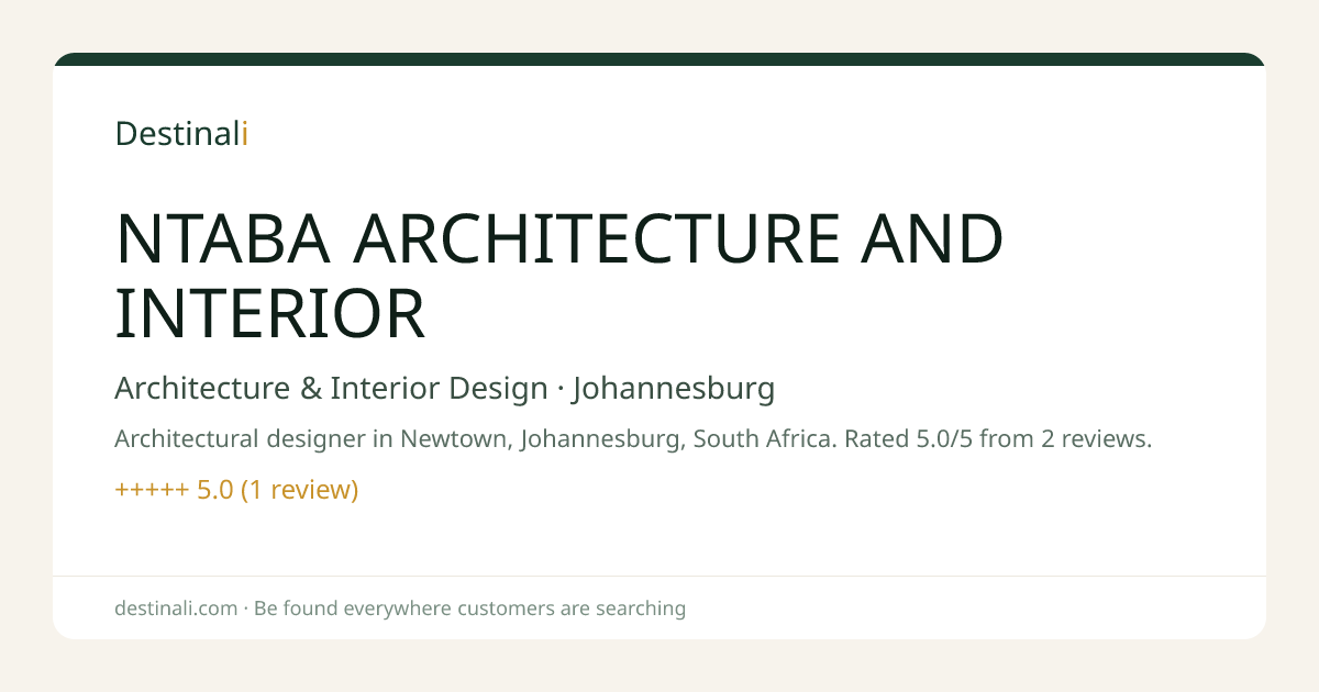 NTABA ARCHITECTURE AND INTERIOR | Architecture & Interior Design, Joha