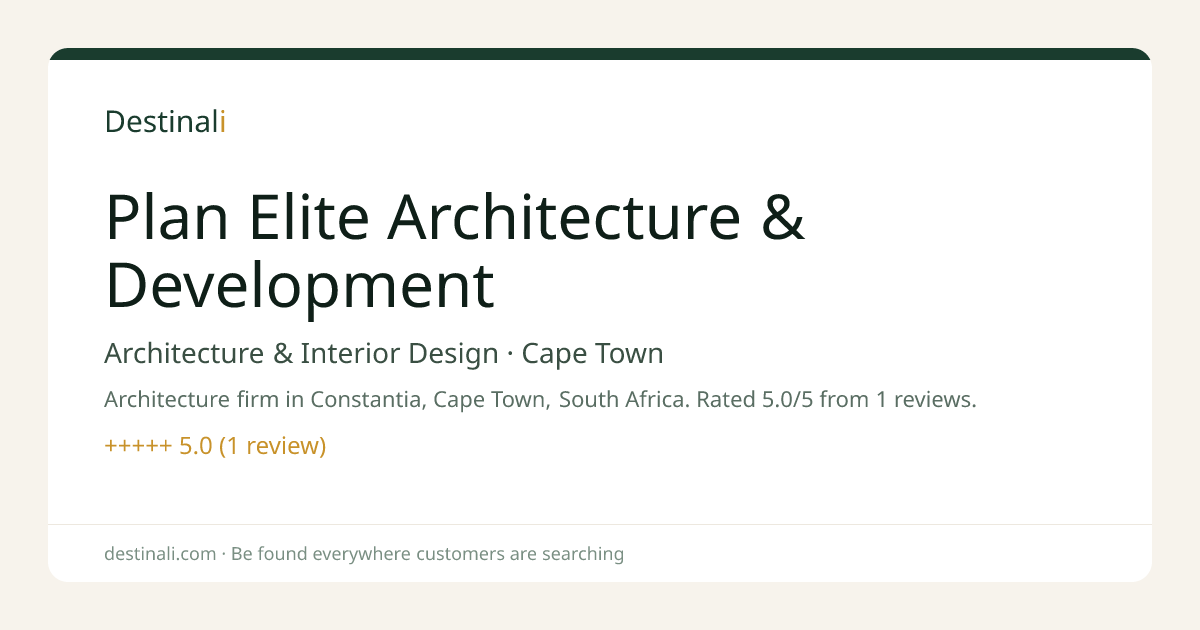 Plan Elite Architecture & Development | Architecture & Interior Design